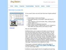 Tablet Screenshot of anynotes.com